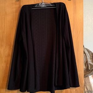 Belle by Belldini Black Open Cardigan